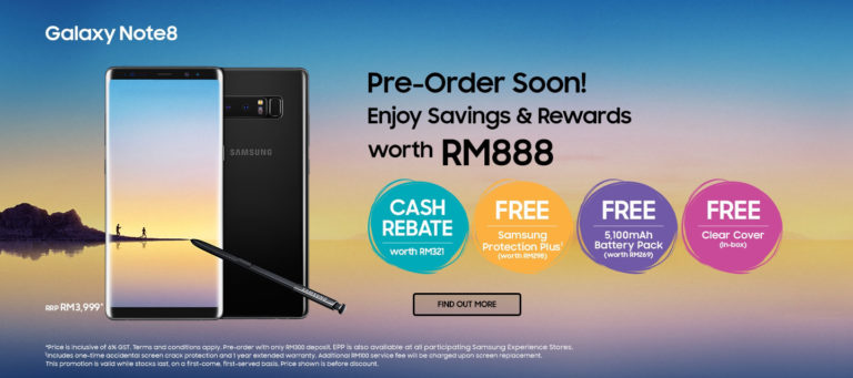 Samsung Galaxy Note8 PreOrder