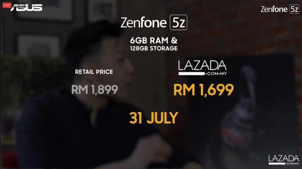 ASUS ZenFone 5z Sales
