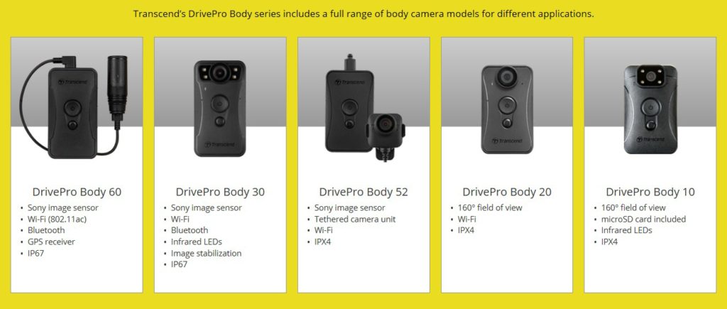 Drive Pro Body Enhance Video Surveillance With Transcend DrivePro Body Series