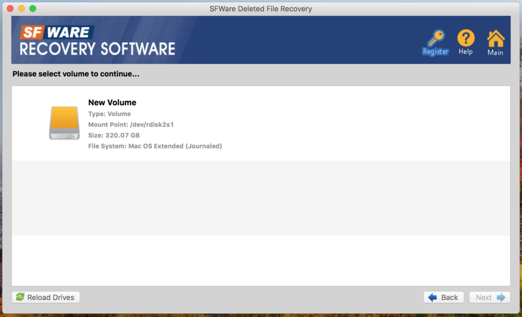 SFWare File Recovery Utility