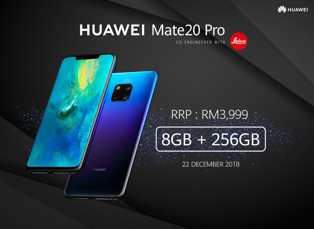 Mate20 Pro 8GB + 256GB