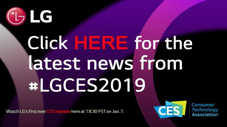 LG CES 2019 keynote