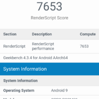 OPPO Reno 10x Zoom Edition Geekbench GPU