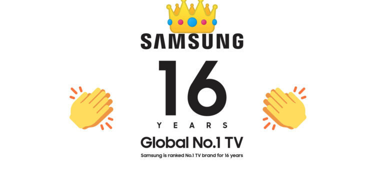 Samsung No1 TV Manufacturer 2022 featured