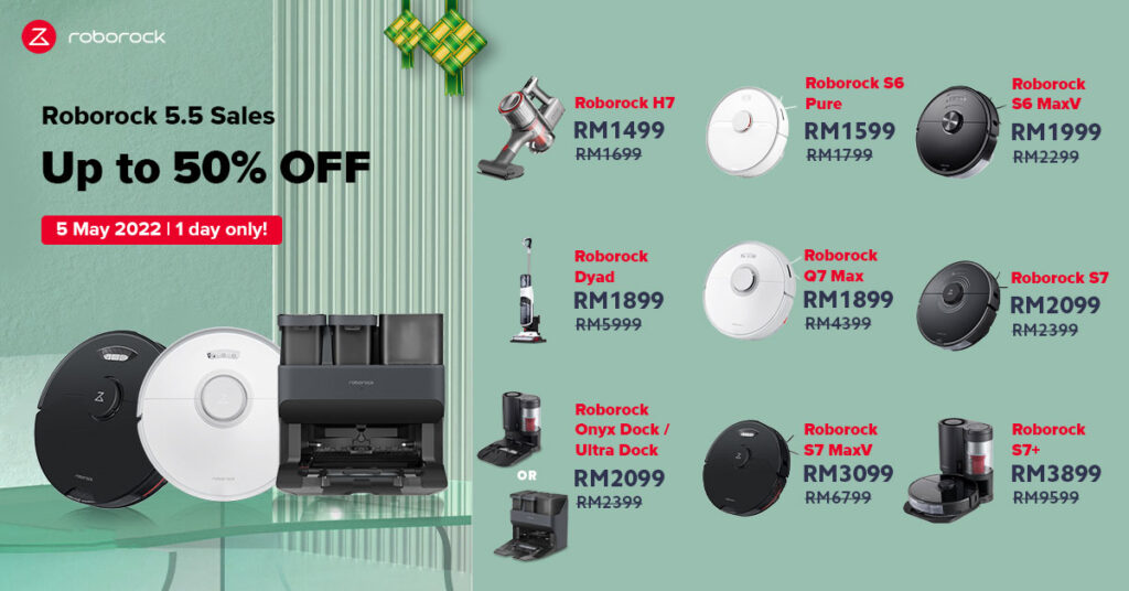 Roborock Shopee 5.5 Mega Day Sale