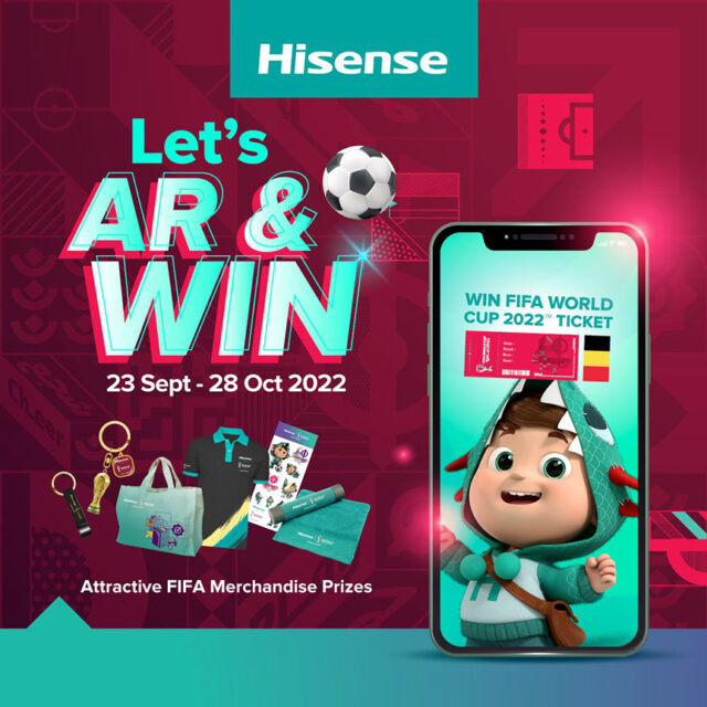 Hisense Malaysia AR Filter contest FIFA World Cup 2022 merch 1