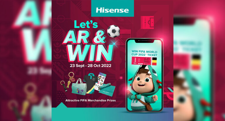 Hisense Malaysia AR Filter contest FIFA World Cup 2022 merch featured