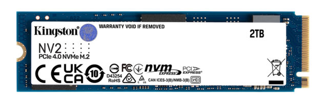 Kingston NV2 PCIe 4.0 NVMe SSD 2