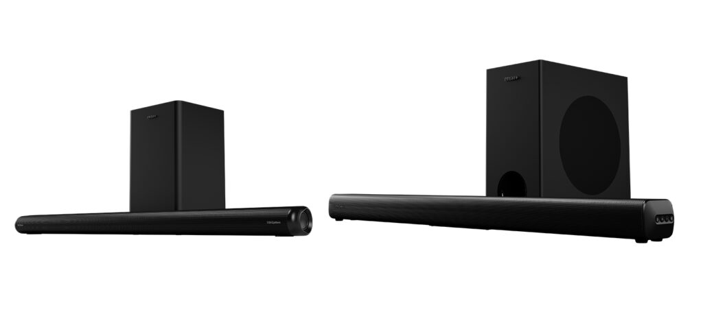 PRISM+ Symphony and Flow soundbars featured