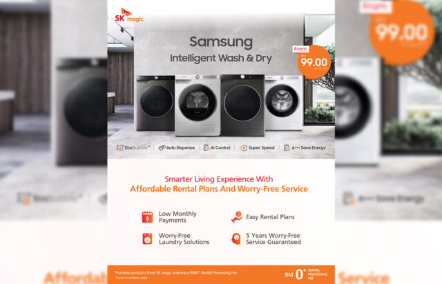 Samsung SK magic affordable rental laundry solution Malaysia featured