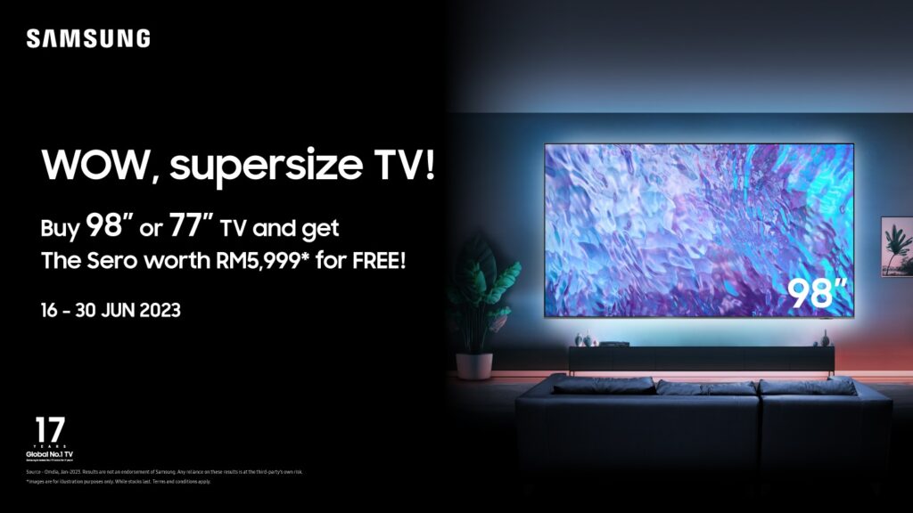 Samsung 98-inch TV Promo