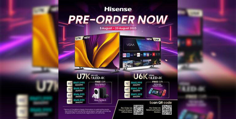 Hisense U7K mini-LED ULED 4K and U6K ULED 4K VIDAA launch promo featured