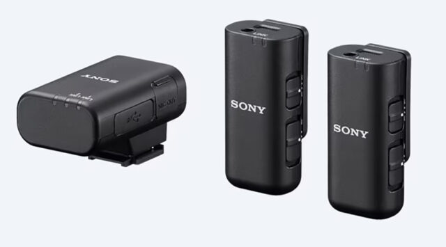 Sony three new ECM wireless microphone announced 1