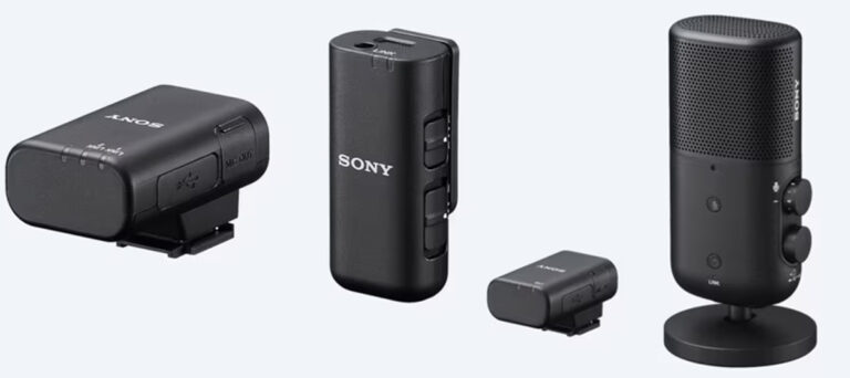 Sony three new ECM wireless microphone announced featured