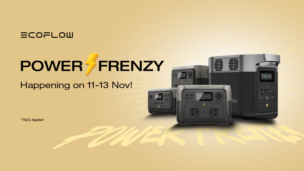 EcoFlow Power Frenzy promo 11.11 2023 Malaysia featured