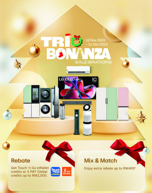 LG Malaysia Trio Bonanza Sale-Brations 2023 promo 1