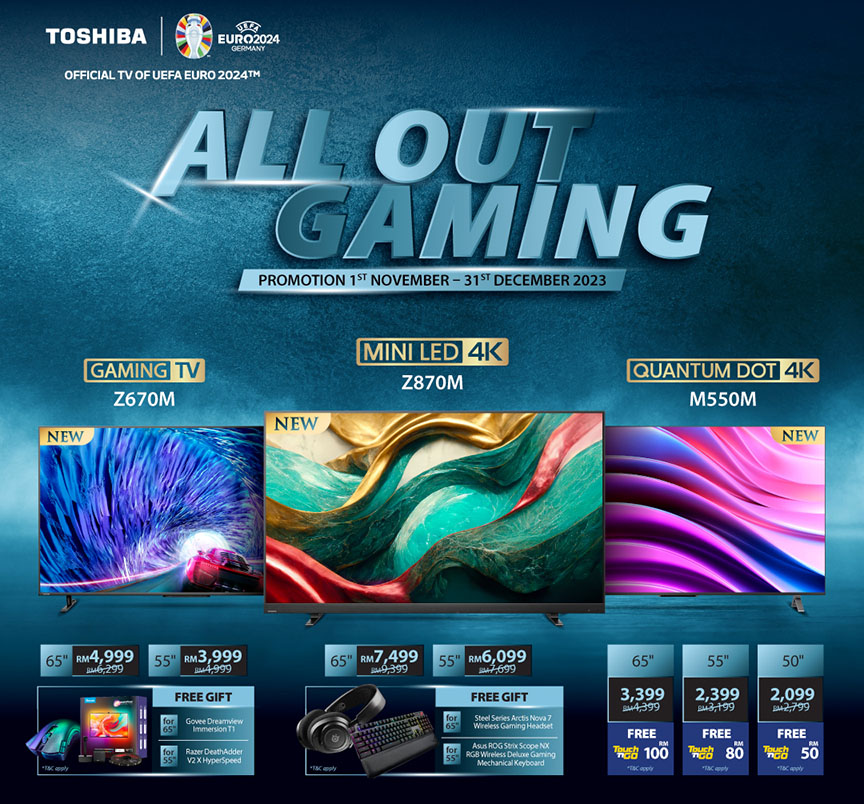 Toshiba TV Malaysia announces its last promotion for this year