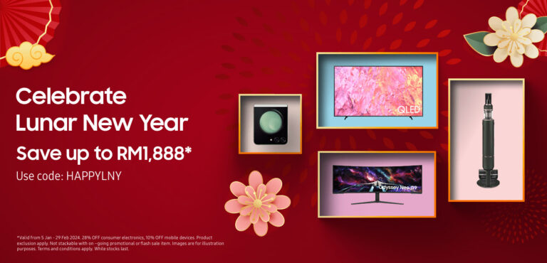 Samsung Malaysia Lunar New Year 2024 campaign promo featured