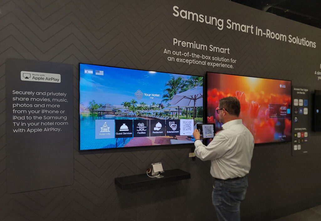 Samsung Hospitality TVs AirPlay compatibility 1