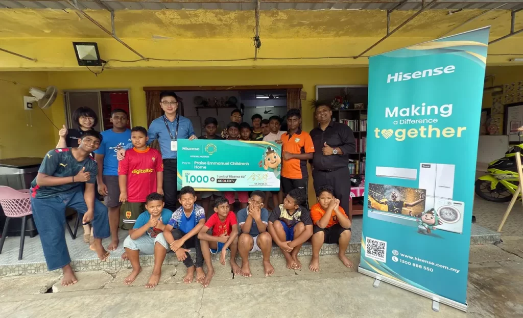 Hisense donates home appliances to children's homes 2025 1