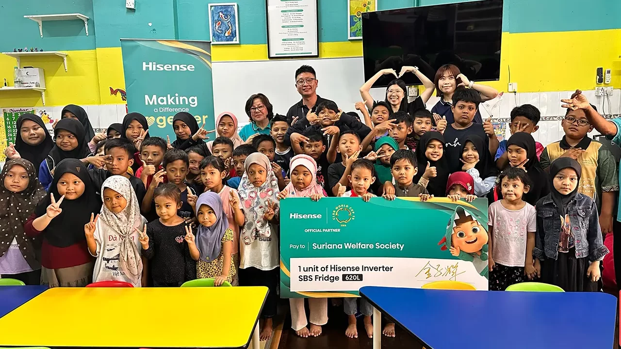 Hisense donates home appliances to children's homes 2025 featured