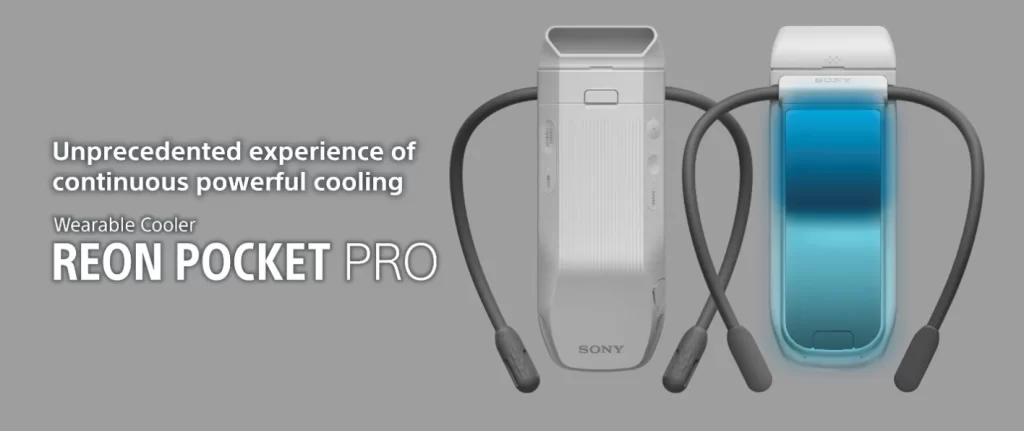 Sony REON POCKET PRO smart wearable thermo device announced featured