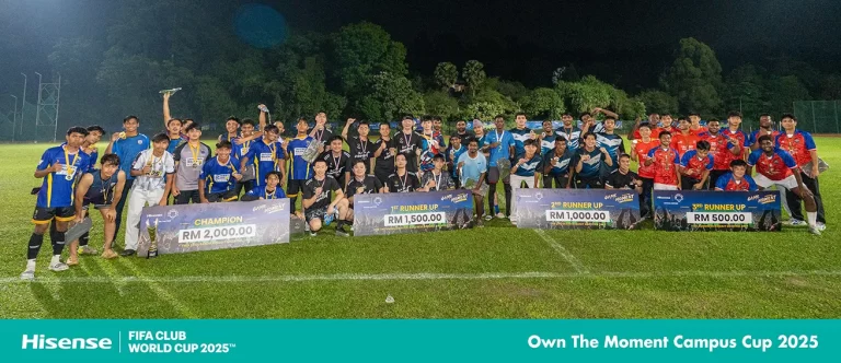 Hisense Malaysia Own the Game, Own the Moment Campus Cup 2025 featured