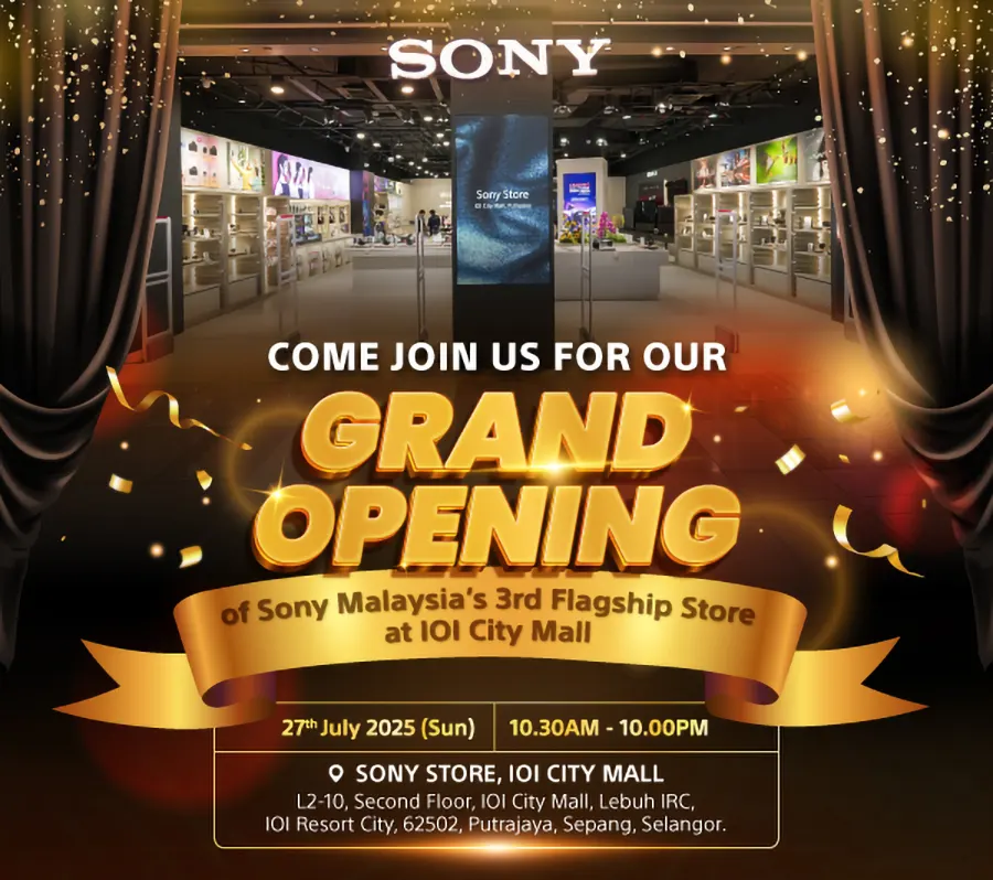 Sony Third Flagship Store grand opening at IOI City Mall Putrajaya 1