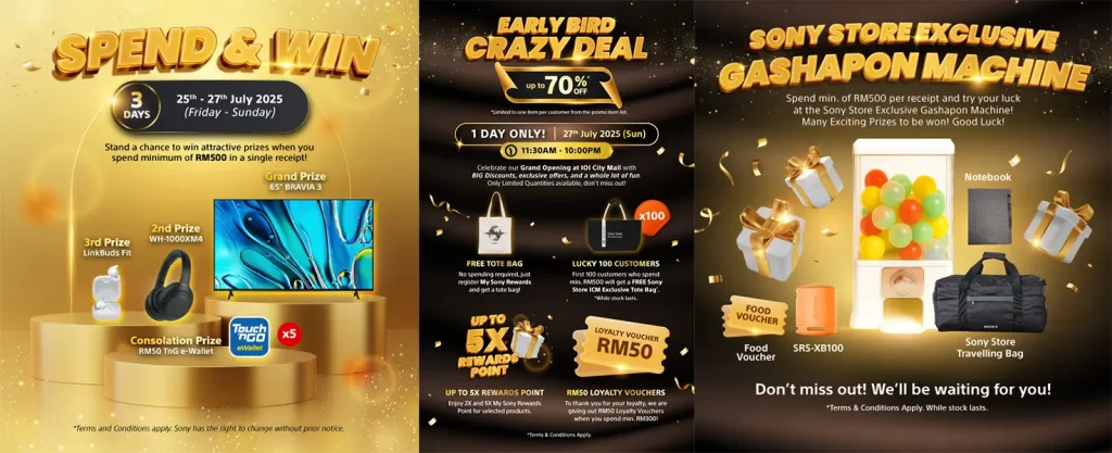 Sony Third Flagship Store grand opening at IOI City Mall Putrajaya 2