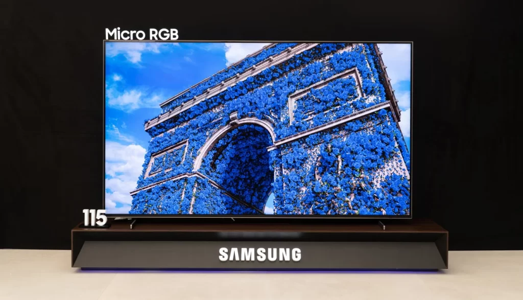 Samsung world first Micro RGB 115-inch screen launched 1