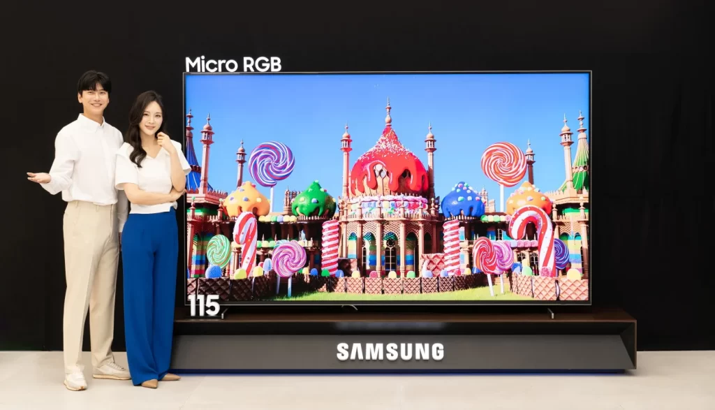 Samsung world first Micro RGB 115-inch screen launched 2