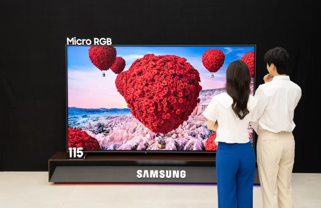Samsung world first Micro RGB 115-inch screen launched featured