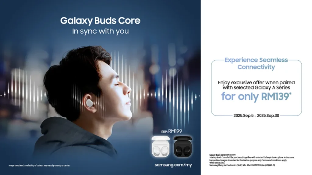 Samsung Galaxy Buds Core launched Malaysia price featured