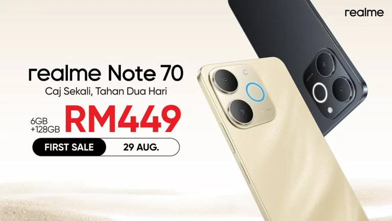 realme Note 70 launched Malaysia price featured