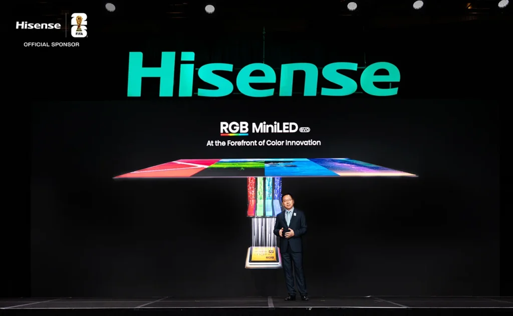 Hisense 116UXS and XR10 unveiled CES 2026 1
