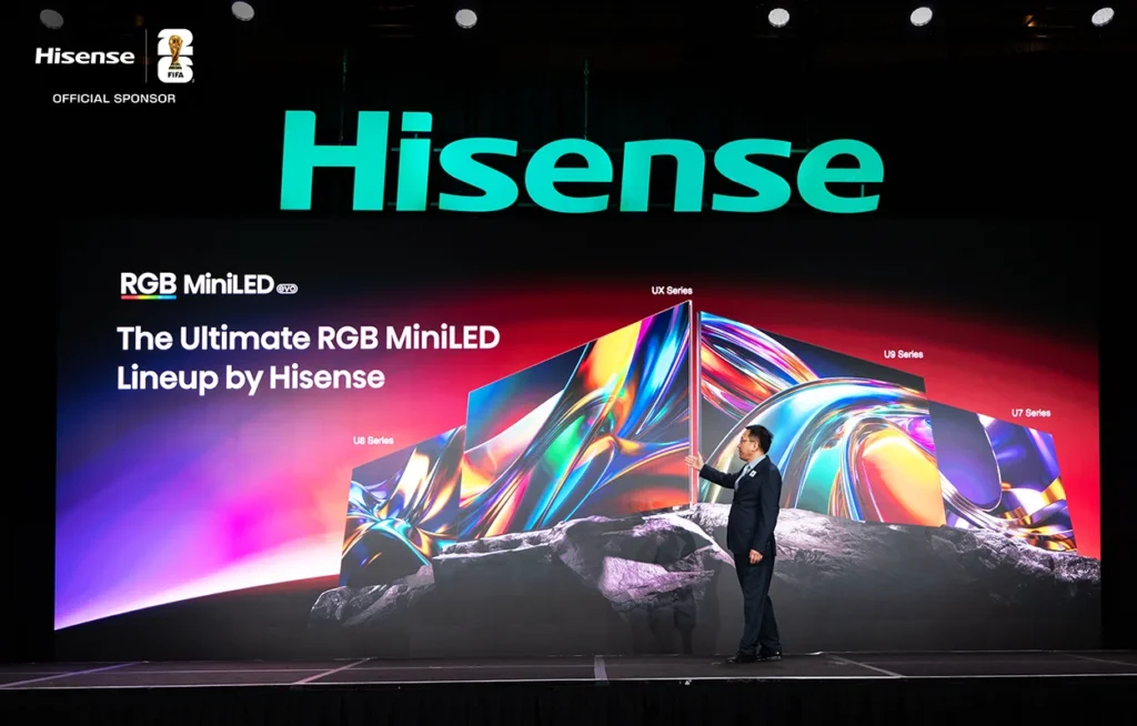 Hisense 116UXS and XR10 unveiled CES 2026 featured