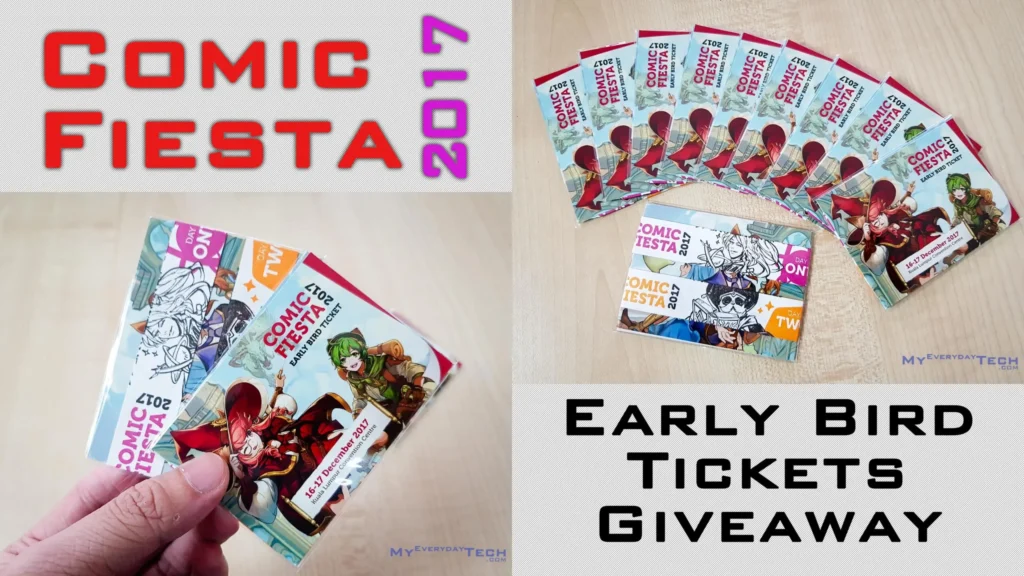 Comic Fiesta 2017 Early Bird Tickets Giveaway