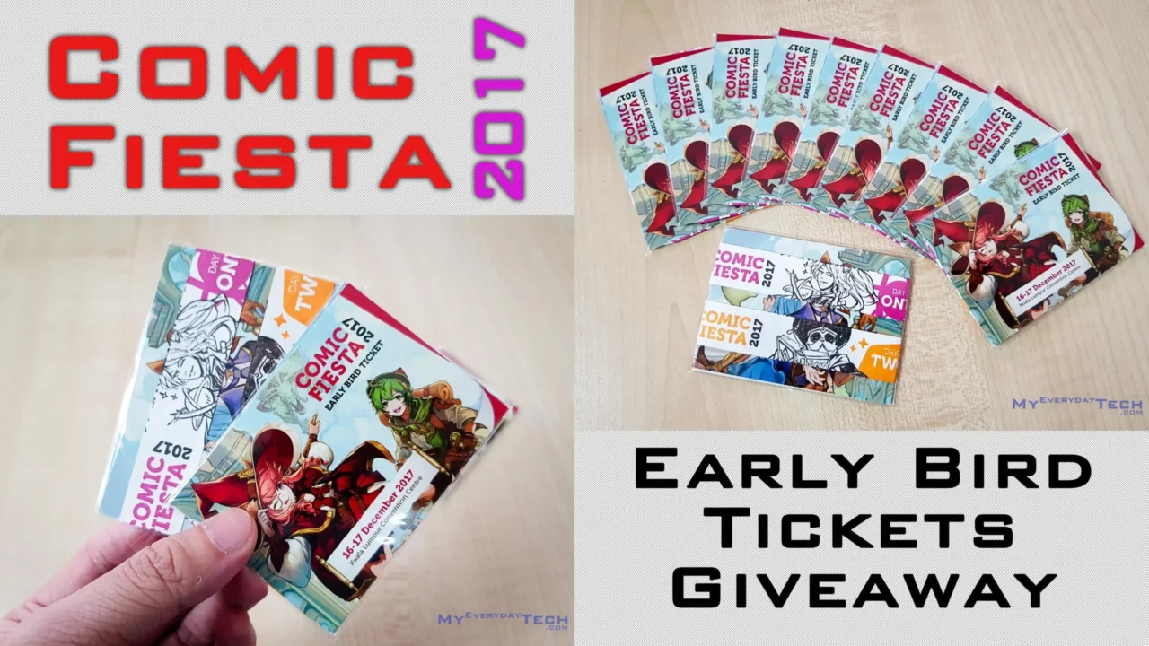 Comic Fiesta 2017 Early Bird Tickets Giveaway