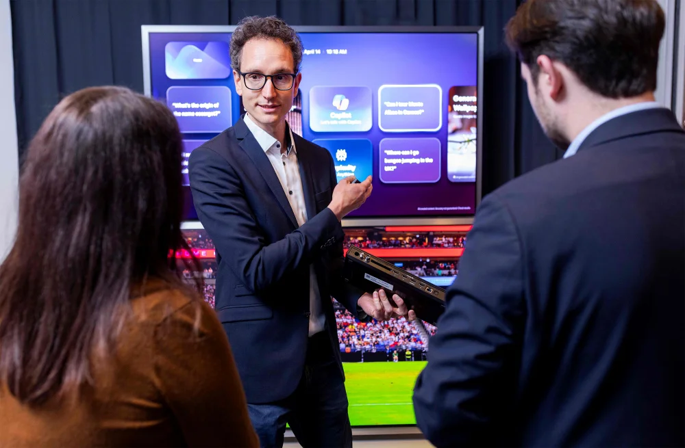 Samsung 2026 AI-powered TV technologies showcase ETS 1