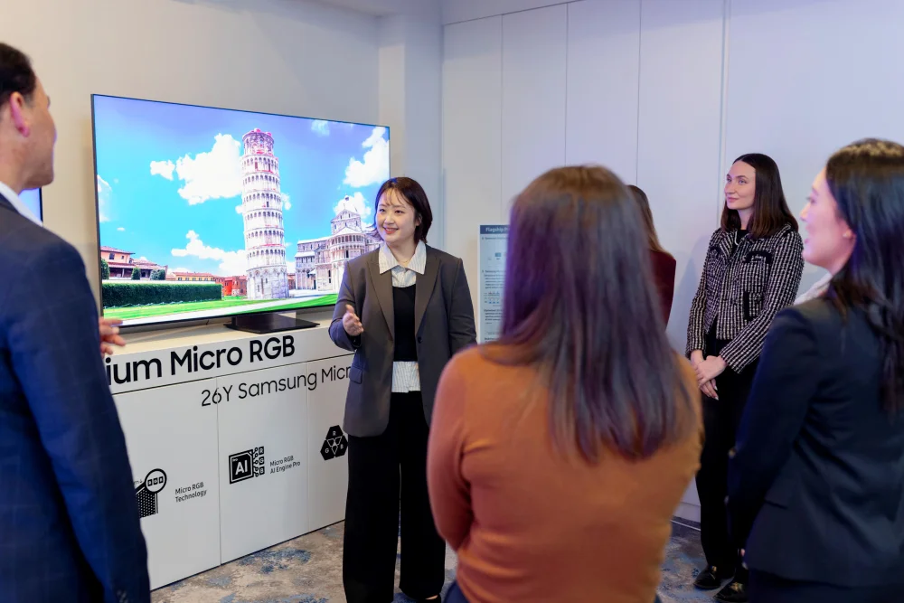 Samsung 2026 AI-powered TV technologies showcase ETS 2