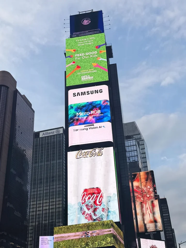 Samsung Global Landmark Outdoor Billboard Campaigns for Micro RGB 1