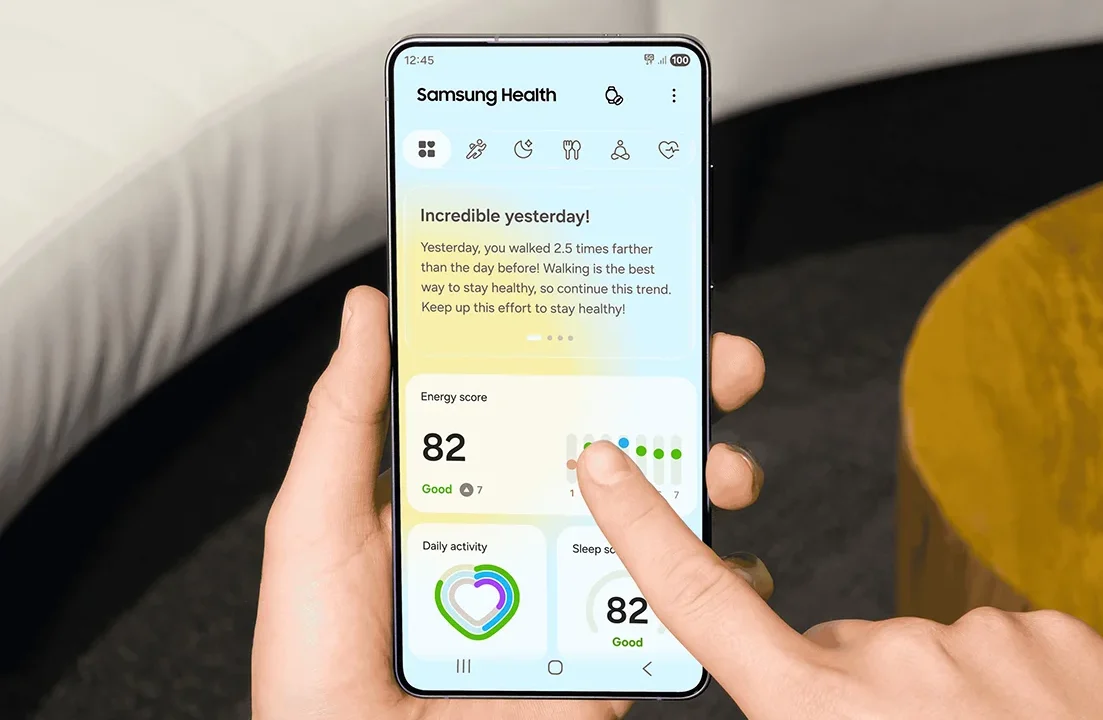 Samsung Health app update Galaxy Watch features preview featured