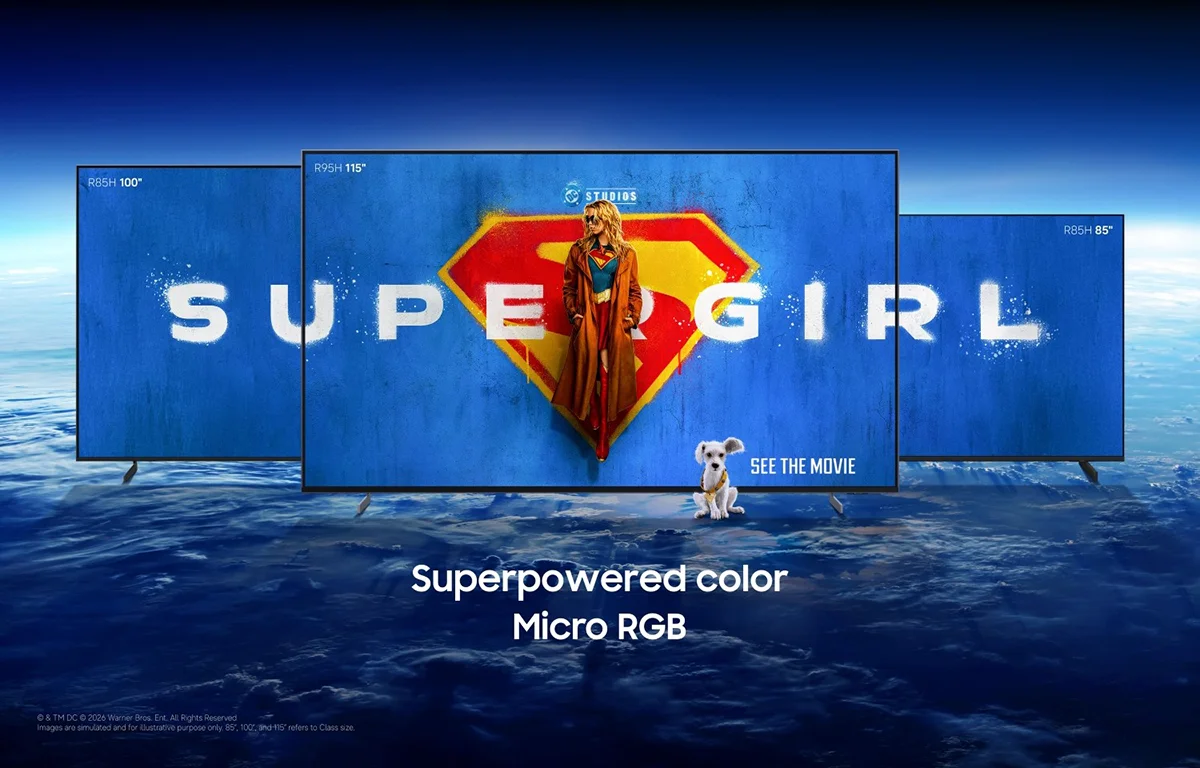 Samsung teams up with Warner Bros. Pictures and DC Studios to launch Supergirl collection on Samsung Art Store