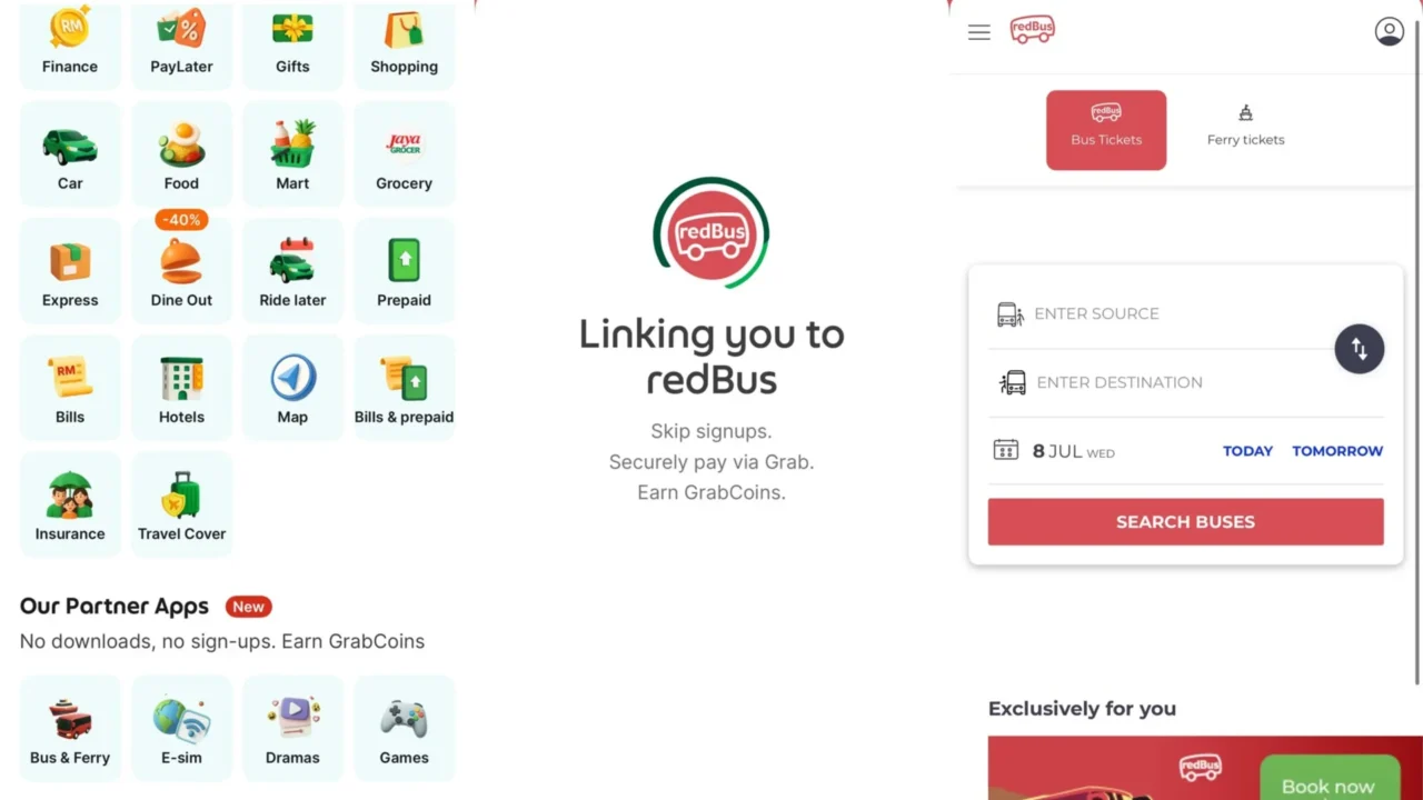 redBus Grab Partner App Program launched Malaysia featured