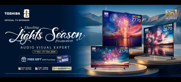 Toshiba Malaysia Dazzling Lights Season Promotion 2026 featured
